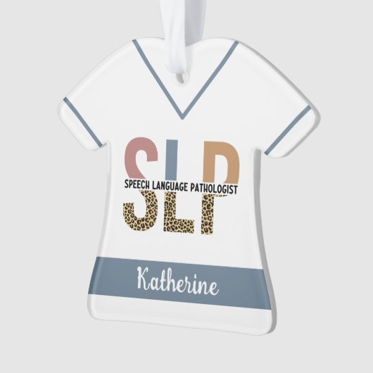 Empreinte de léopard Pathologiste de la parole per (devant)