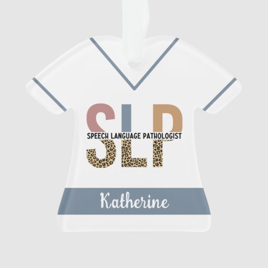 Empreinte de léopard Pathologiste de la parole per (devant)