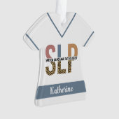 Empreinte de léopard Pathologiste de la parole per (devant)