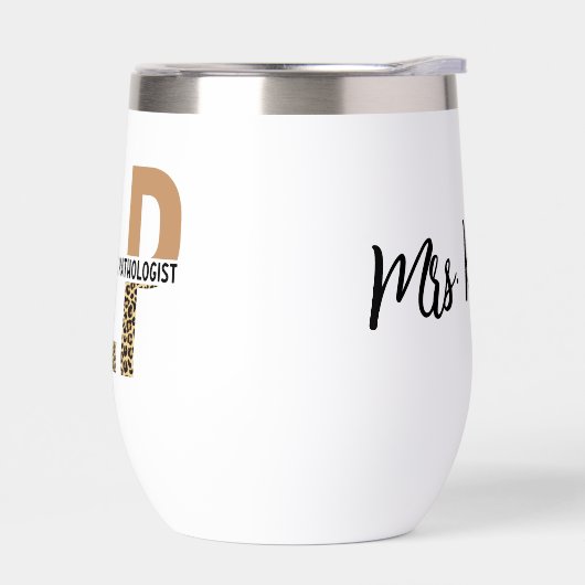 Empreinte de léopard Pathologiste de la parole per (Gauche)