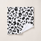 Empreinte de léopard personnalisable (Gant de toilette)