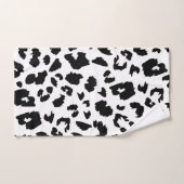 Empreinte de léopard personnalisable (Serviette à main)