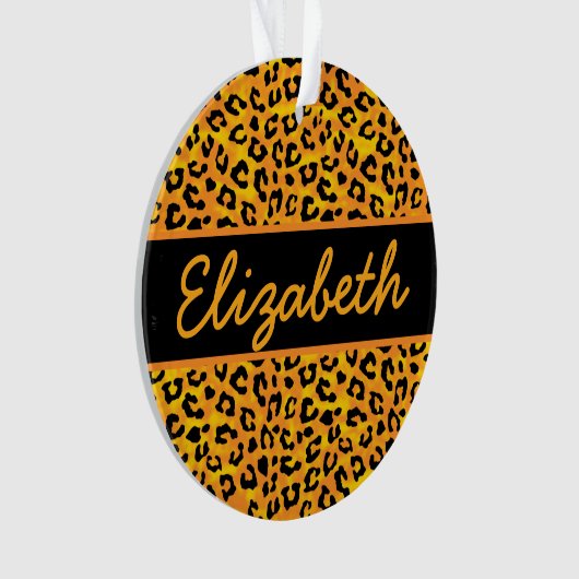 Empreinte de léopard personnalisé (devant)