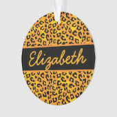 Empreinte de léopard personnalisé (devant)