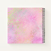 Empreinte de léopard Retour À L'École Carnet Monog (Dos)