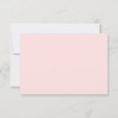 Empreinte de léopard rose personnalisé RSVP (Dos)
