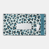 Empreinte de léopard, Spots, Leopard Bleu, Votre N (Clavier et souris)