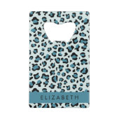 Empreinte de léopard, Spots, Leopard Bleu, Votre N (Dos)