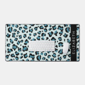 Empreinte de léopard, Spots, Leopard Bleu, Votre N (Clavier et souris)