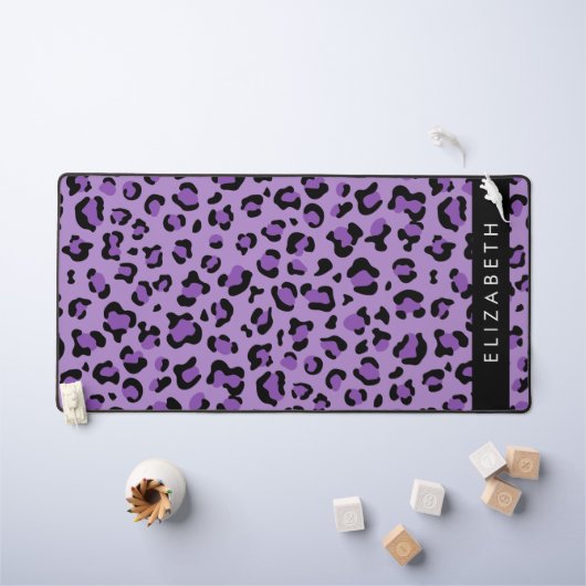 Empreinte de léopard, Spots, Leopard Violet, Votre (Tableau pour enfants)