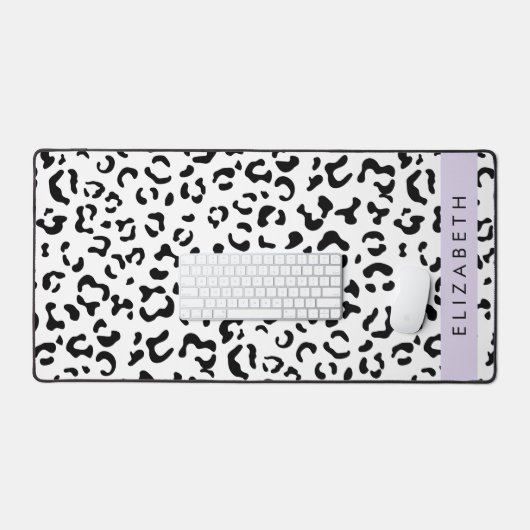 Empreinte de léopard, Spots, Noir Et Blanc, Votre  (Clavier et souris)