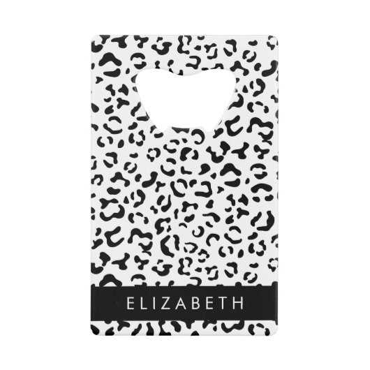 Empreinte de léopard, Spots, Noir Et Blanc, Votre (Devant)