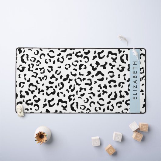 Empreinte de léopard, Spots, Noir Et Blanc, Votre  (Tableau pour enfants)
