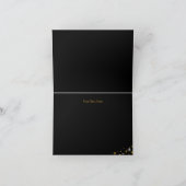 Empreinte de léopard & talons Carte de remerciemen (Intérieur)