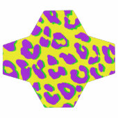 Empreinte de léopard violet jaune vert (Plat)
