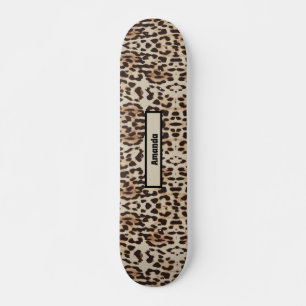 Empreinte de léopard Wild Animal Custom Skateboard