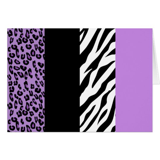 Empreinte de léopard, Zebra Print, Poster de anima (Devant horizontal)