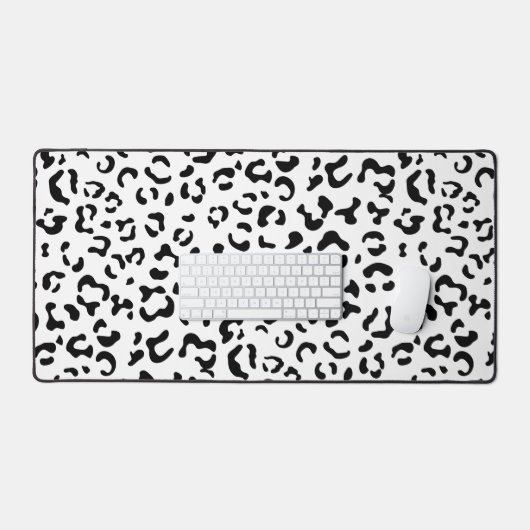 Empreinte de léopard, Zones Léopard, Noir Et Blanc (Clavier et souris)