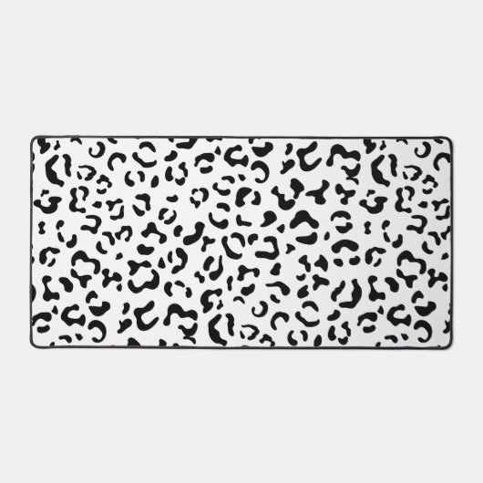 Empreinte de léopard, Zones Léopard, Noir Et Blanc (Recto)