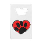 Empreinte de patte Amoureux des chiens Et Coeur Ro (Dos)