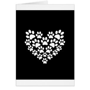 Empreinte de patte blanc mignon