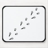 Empreinte de patte de rat - tapis de souris (Devant)