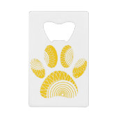 Empreinte de patte de tourterelle jaune (Devant)