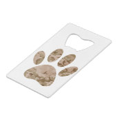 Empreinte de patte en détresse de Camo Dog du dése (Devant Angle)