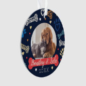 Empreinte de patte et Motif des os | Animal Pet Ph (devant)