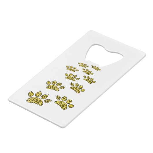 Empreinte de patte léopard (Dos Angle)