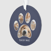 Empreinte de patte mignon Nom de l'animal de compa (devant)