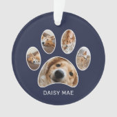 Empreinte de patte mignon Nom de l'animal de compa (devant)