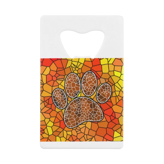 Empreinte de patte Mosaic Art Dog (Devant)