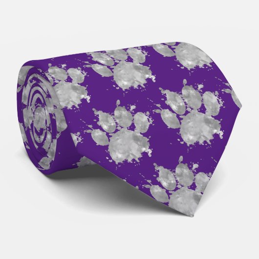 Empreinte de patte Motif Cravate de l'aquarelle (Roulé)