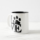 Empreinte de patte Mug (Devant gauche)