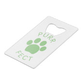 Empreinte de patte Pur Vert Parfait Chat (Devant Angle)
