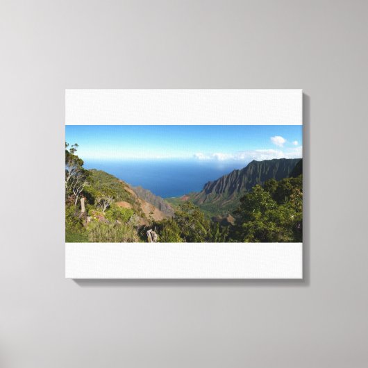Empreinte de toile panoramique de la vallée de Kal (Recto)