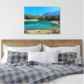 Empreinte de toile vue lac Carezza (Insitu(Chambre))