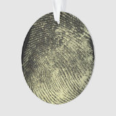 Empreinte digitale renversée de boucle (devant)