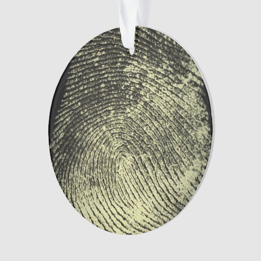 Empreinte digitale renversée de boucle (devant)