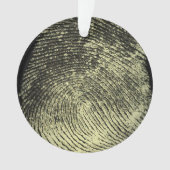 Empreinte digitale renversée de boucle (devant)