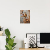 Empreinte d'oiseau, Art mural imprimable d'automne (Bureau à domicile)