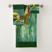 Empreinte du étiquette de cigare de la sirène Ocea (En situation)