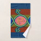 empreinte faciale du 16ème siècle trouvée (Serviette à main)
