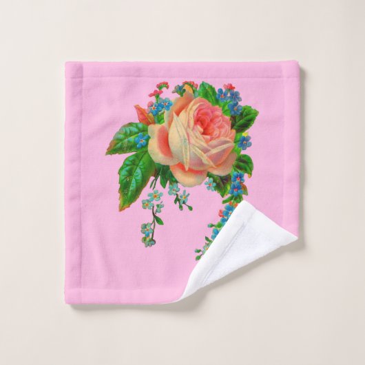 Empreinte florale victorienne (Gant de toilette)