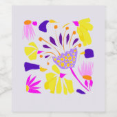 Empreinte nature gaie Ensemble de Étiquettes de no (Étiquettes simples)