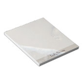 Empreinte Personnalisée dans le sable Bloc-notes (Incliné)