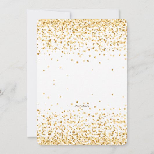 Empreintes bébé Invitation douche (Dos)