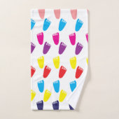 Empreintes colorées (Serviette à main)