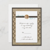 Empreintes dans la carte de réponse au sable (Devant / Derrière)